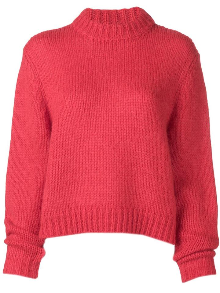 Roseanna Chunky Knit Jumper - Red