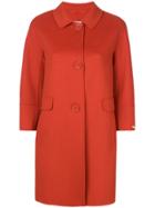 's Max Mara Single Breasted Coat - Yellow & Orange