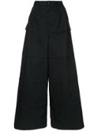 Anrealage Ring Roll Trousers - Black