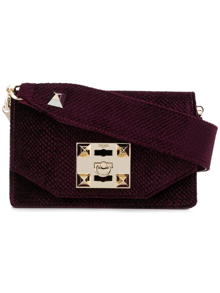 Salar Shoulder Bag - Pink & Purple