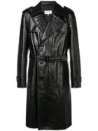 Maison Margiela Double Breasted Coat - Black