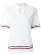 Tory Burch Embroidered Trim Blouse