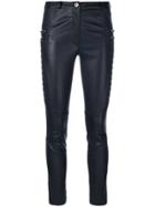 Drome Skinny Leather Trousers - Blue