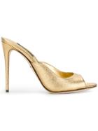 Dolce & Gabbana Slip On Stilettos - Metallic