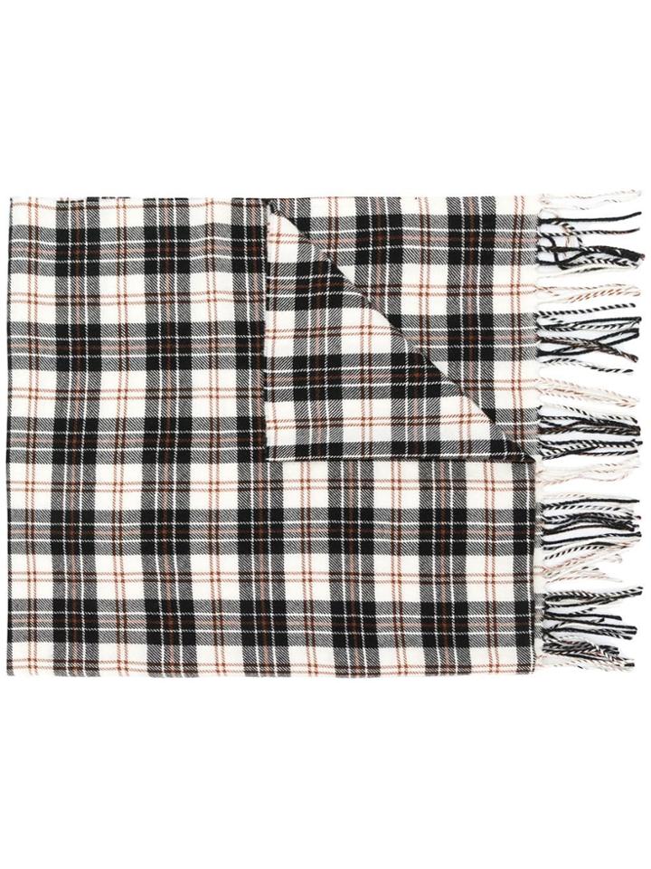 Altea Checked Scarf - Black