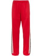 Gucci Gg Stripe Sweatpants - Red