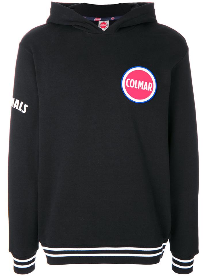Colmar Logo Patch Hoodie - Black