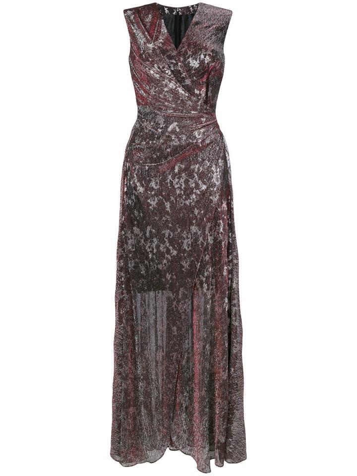 Talbot Runhof - Koro Dress - Women - Polyester/spandex/elastane/viscose - 44, Grey, Polyester/spandex/elastane/viscose