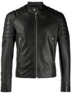 Sandro Paris Zipped Biker Jacket - Black