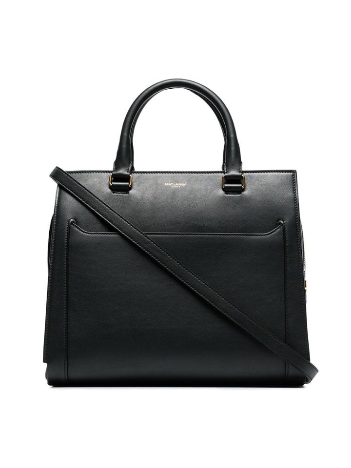 Saint Laurent Algae Green Eastside Leather Tote Bag