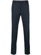 Pt01 Creased Slim-fit Trousers - Blue
