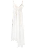 Stella Mccartney Asymmetrical Lace Dress - White