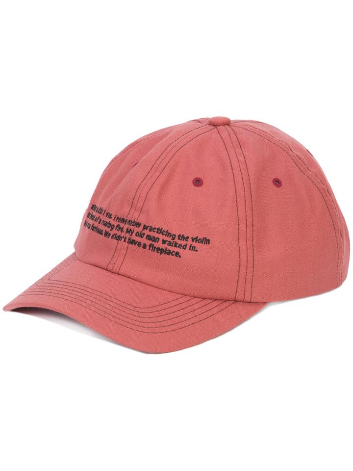 Enfants Riches Déprimés Slogan Embroidered Cap - Pink & Purple