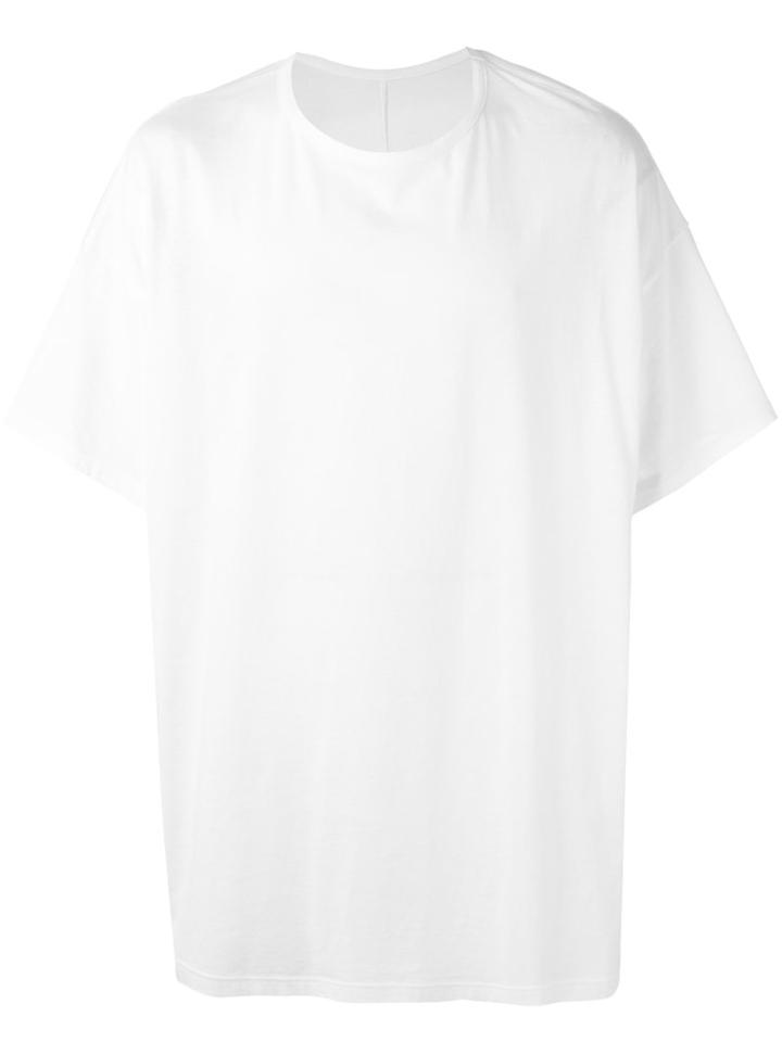 Yohji Yamamoto - Loose Fit T-shirt - Unisex - Cotton - 2, White, Cotton