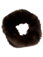 Liska Sable Fur Snood, Women's, Brown, Cashmere/sable