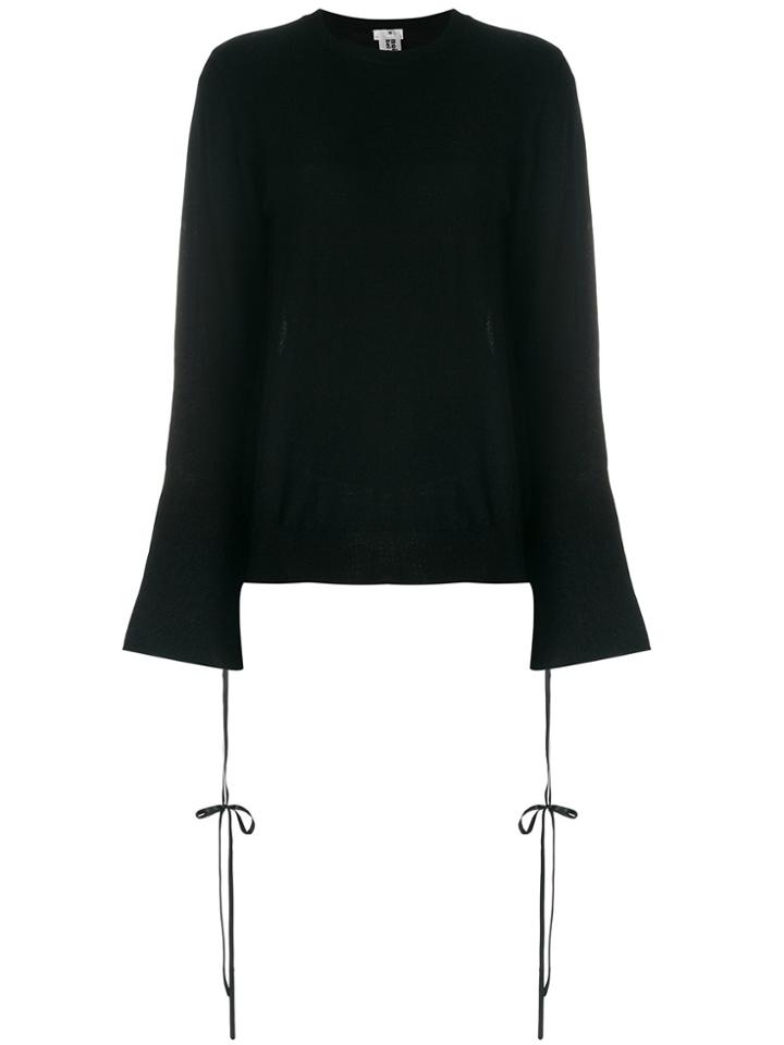 Comme Des Garçons Noir Kei Ninomiya Wide Sleeve Jumper - Black