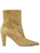 Alberto Fermani Pointed Ankle Boots - Green
