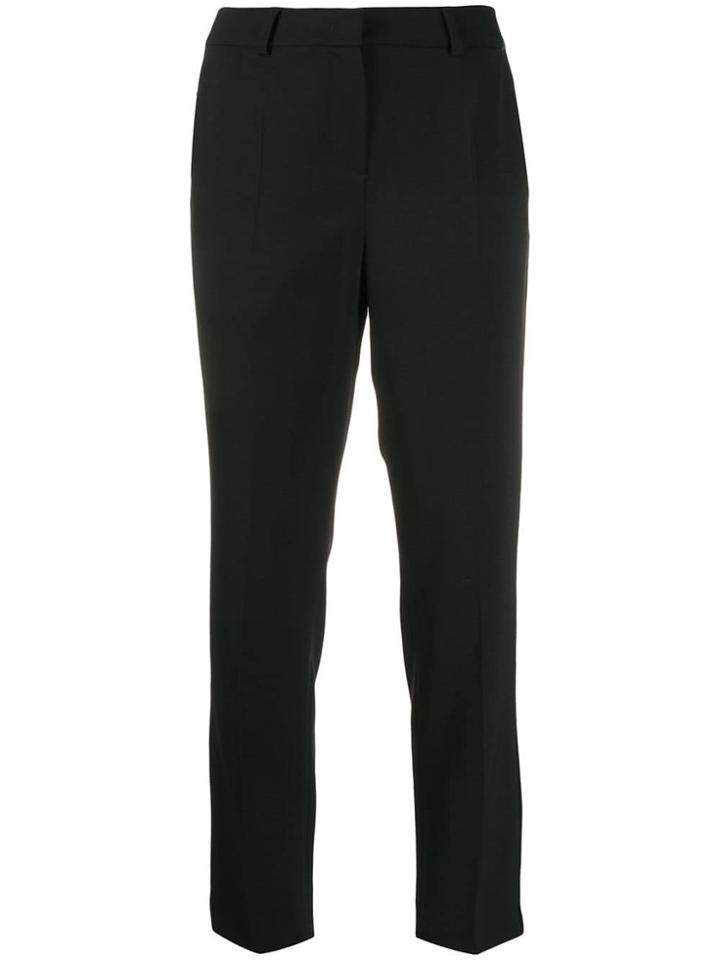 Sport Max Code Slim-fit Tailored Trousers - Black