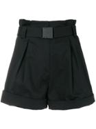 No21 Belted Waist Shorts - Black