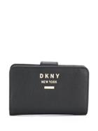 Dkny Whitney Grained-effect Wallet - Black