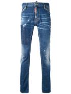 Dsquared2 - Distressed Slim Jeans - Men - Cotton/spandex/elastane - 52, Blue, Cotton/spandex/elastane
