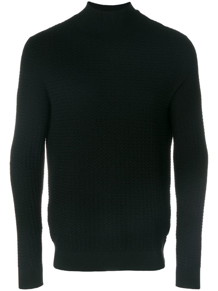 Calvin Klein Turtleneck Jumper - Black