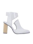 Studio Chofakian Slingback Mules - White