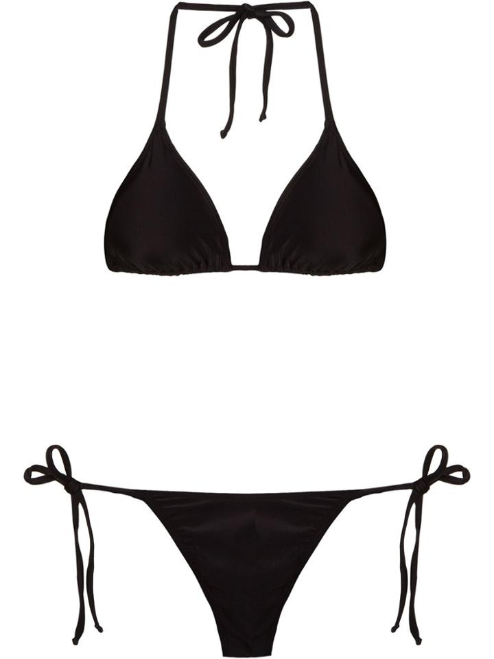 Brigitte 3 Pieces Bikini Set - Black