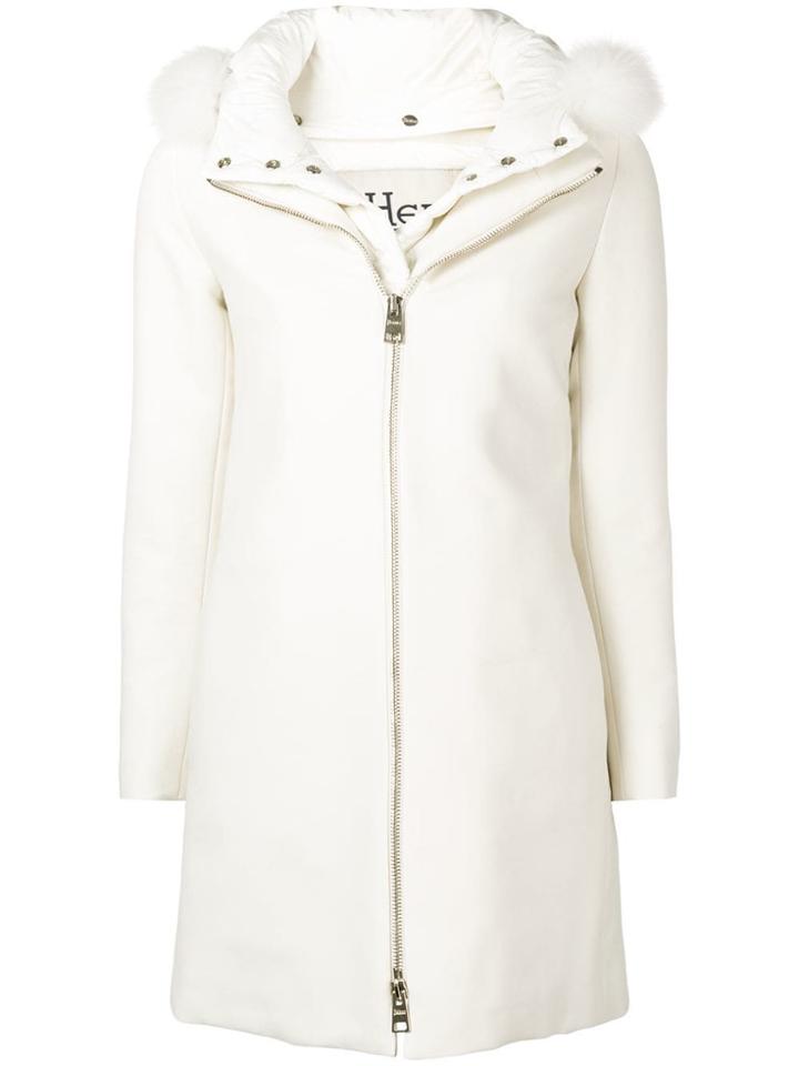 Herno City Glamour Parka Coat - Nude & Neutrals