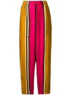 Uma Wang Striped Trousers - Orange