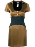 Jean Paul Gaultier Vintage Empire Line Short Dress - Brown