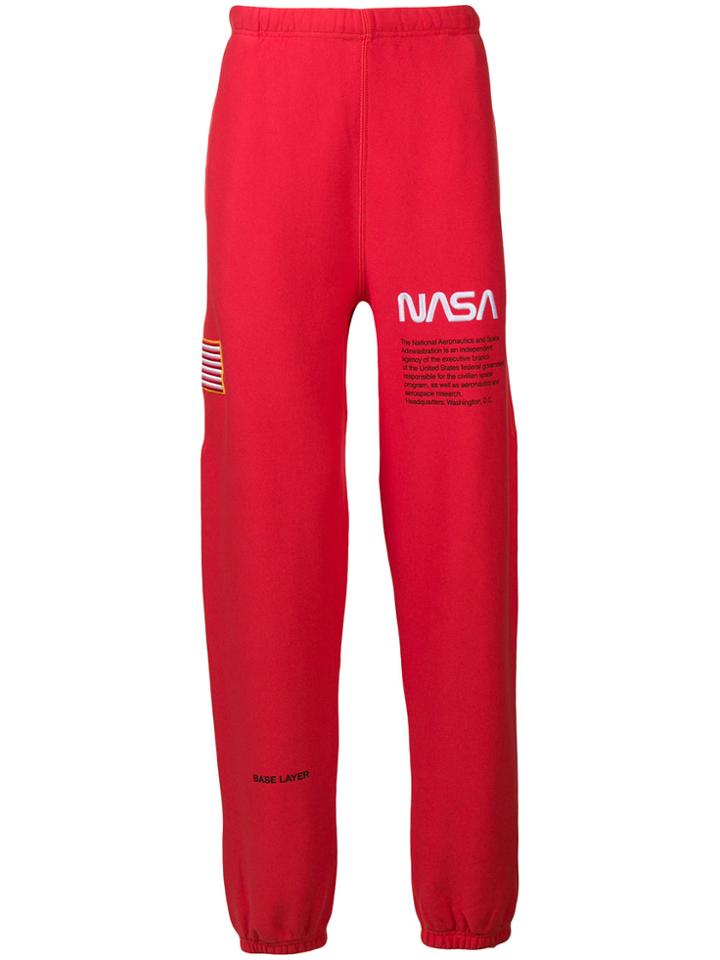 Heron Preston Nasa Sweatpants - Red
