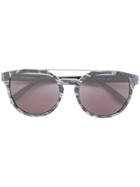 Karl Lagerfeld Bar Cameo Sunglasses - Grey
