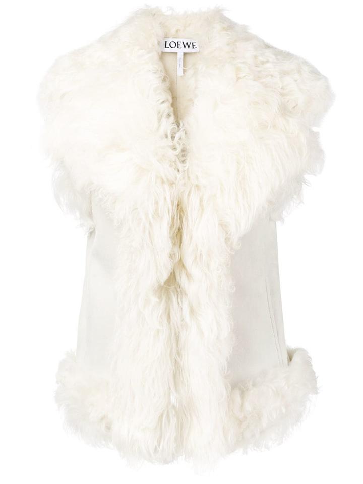Loewe Shearling Gilet - Nude & Neutrals