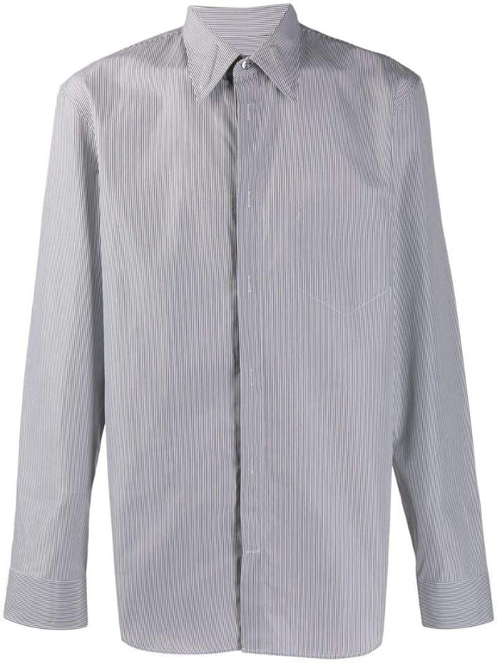 Maison Margiela Micro-check Shirt - Grey