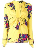 Proenza Schouler Floral Print Blouse - Yellow & Orange