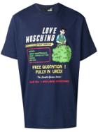 Love Moschino Gardening Print T-shirt - Blue