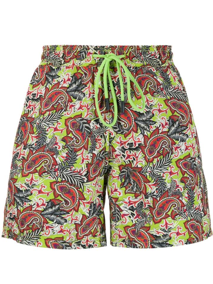 Etro Floral Swim Shorts - Green