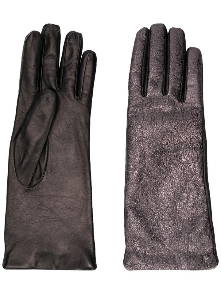 Fabiana Filippi Classic Fitted Gloves - Black
