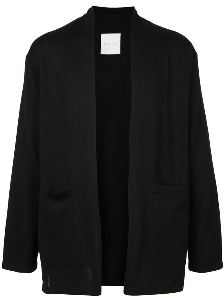 Estnation Open Cardigan - Black