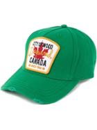 Dsquared2 City Of Wood Patch Baseball Cap - Green
