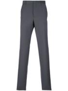 Prada Belted Tailored Trousers - Grey