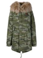 Mr & Mrs Italy Raccoon Fur Collar Coat