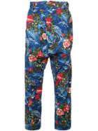 Vivienne Westwood Floral Print Trousers - Blue