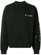 Alexander Wang Logo Embellished Sweatshirt - Black