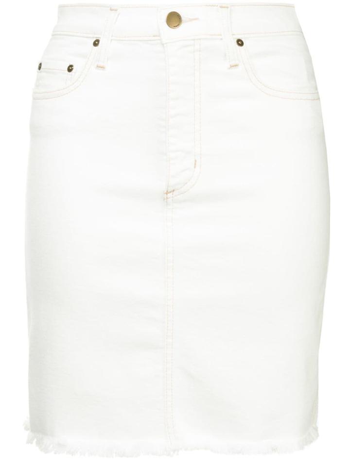 Nobody Denim Siren Skirt - White