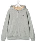 Tommy Hilfiger Junior Teen Zip Front Logo Hoodie - Grey