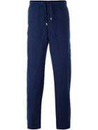 Z Zegna Casual Trousers, Men's, Size: Small, Blue, Linen/flax