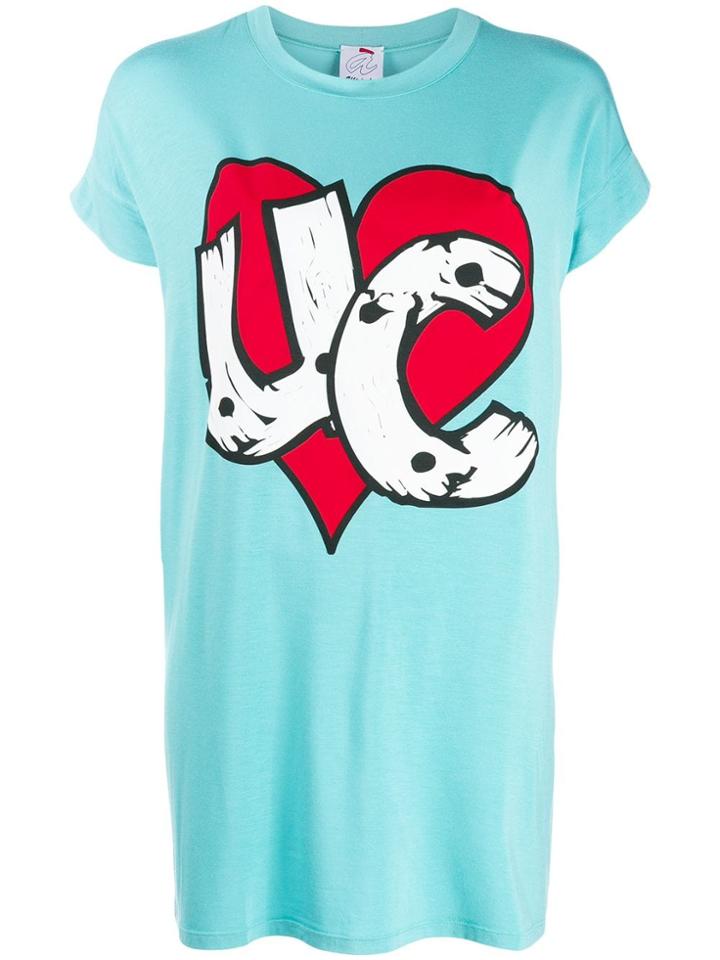 Ultràchic Graphic Print T-shirt - Blue