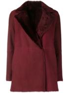 Theory Short Reversible Coat - Red